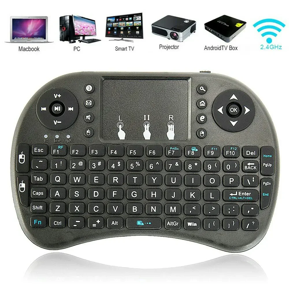 Rii 2.4GHz Mini Keyboard I8 Mouse Remote Control Touchpad For PC Android TV box