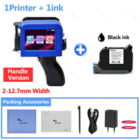 Portable Inkjet Printer Max Print Height 12.7mm Removable Handle Support for 28 languages INKP004