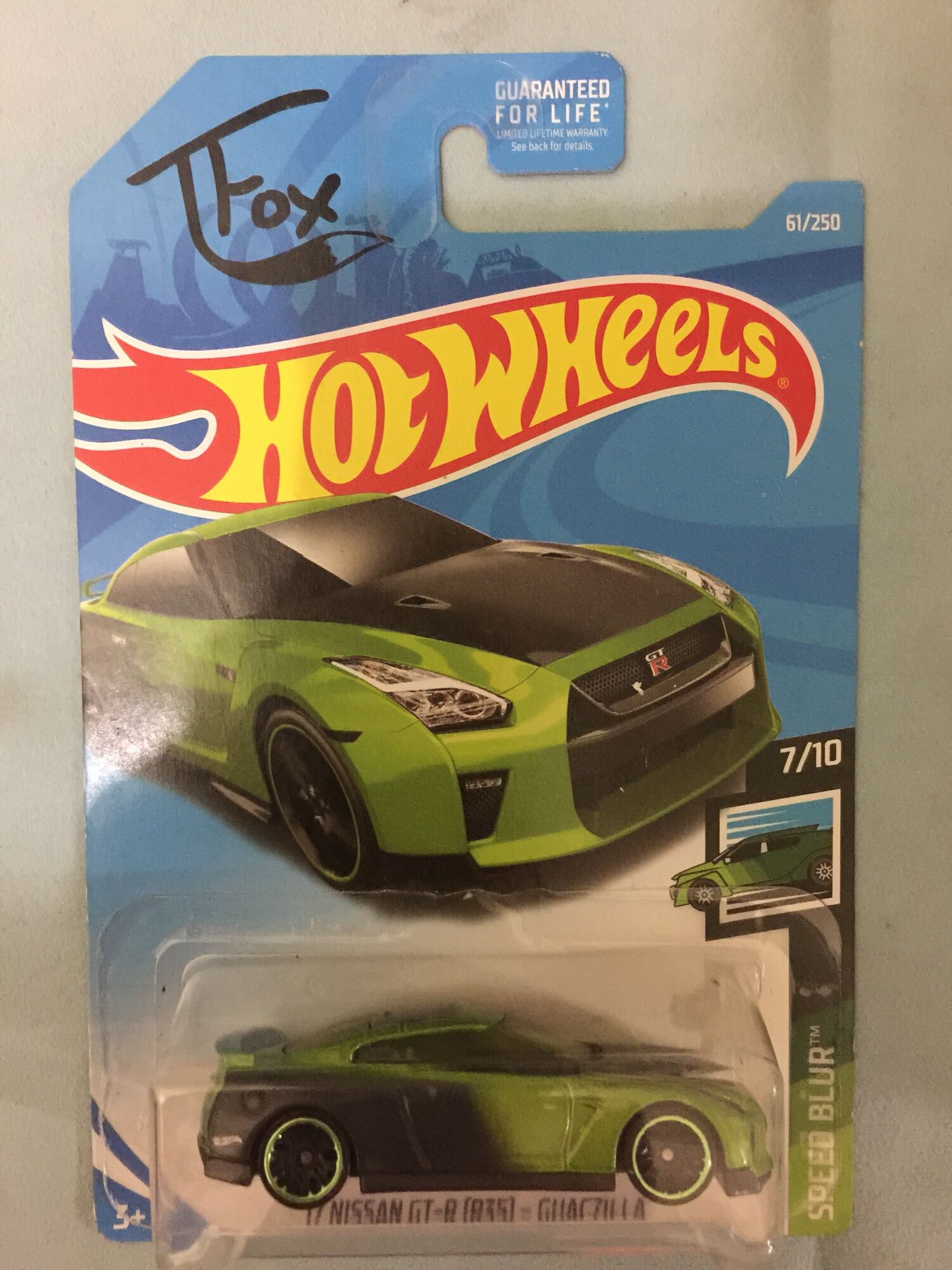 tfox hot wheels gtr