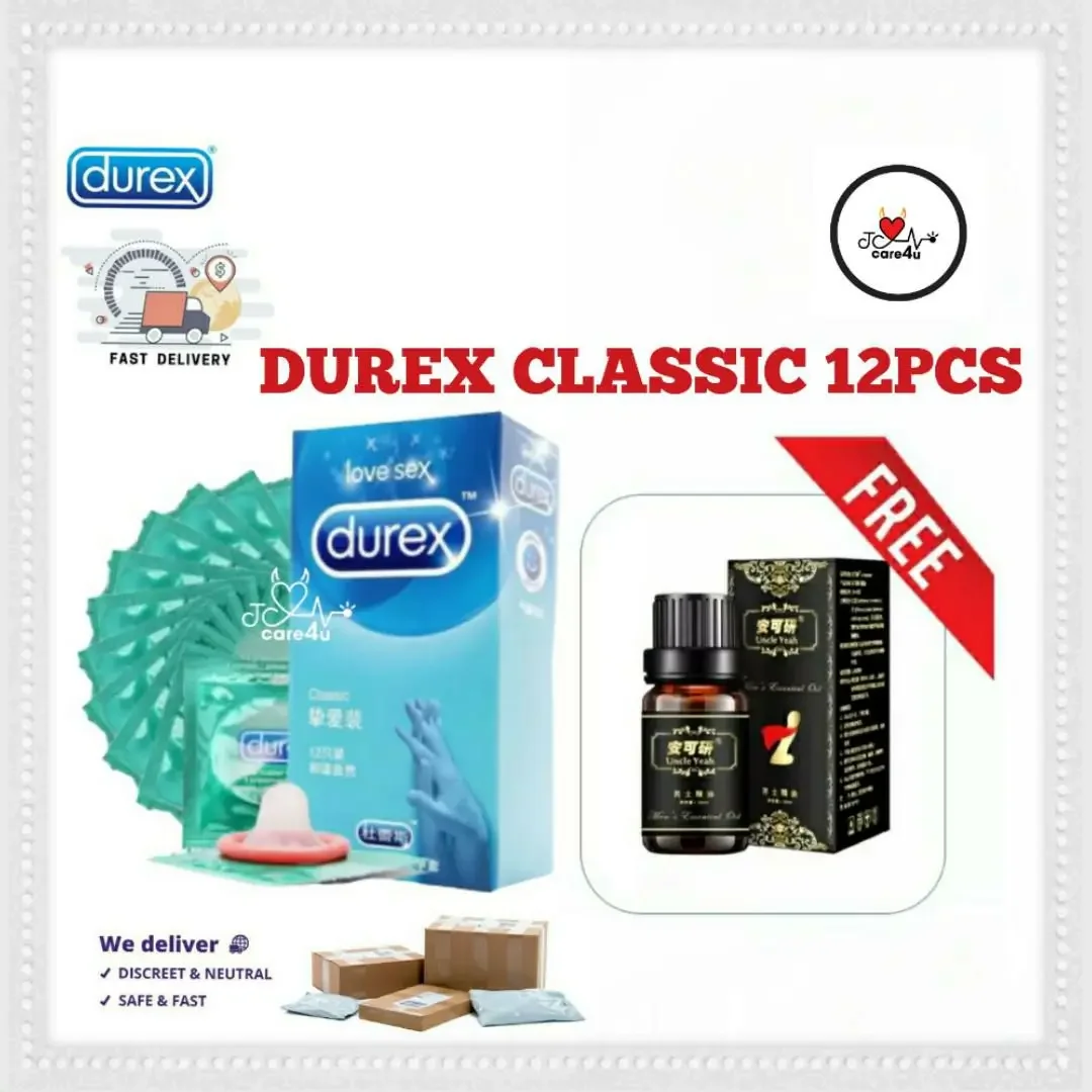 [Private Packaging] Durex Condom Classic 12pcs-With Extra FREE GIFT