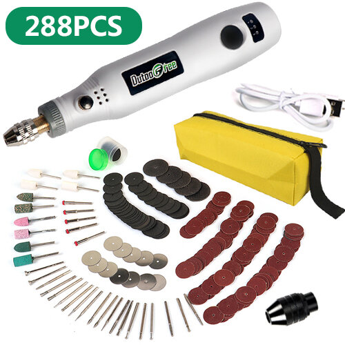 3 Speed USB Cordless Rotary Tool Dremel DIY Mini Drill Engraving Pen ...