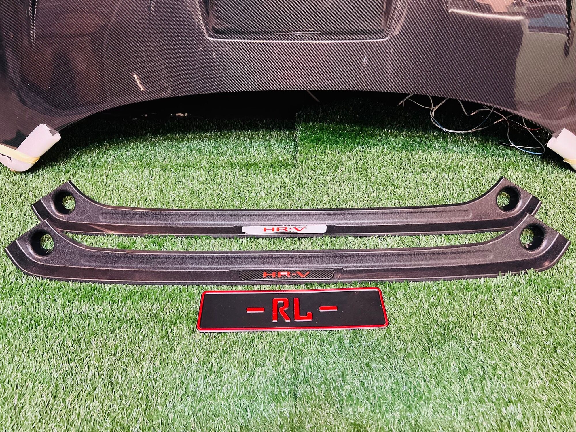 Plastic For 2023-2024 Honda Hrv Front Upper Bumper Grill Bby Indicado En Descripción