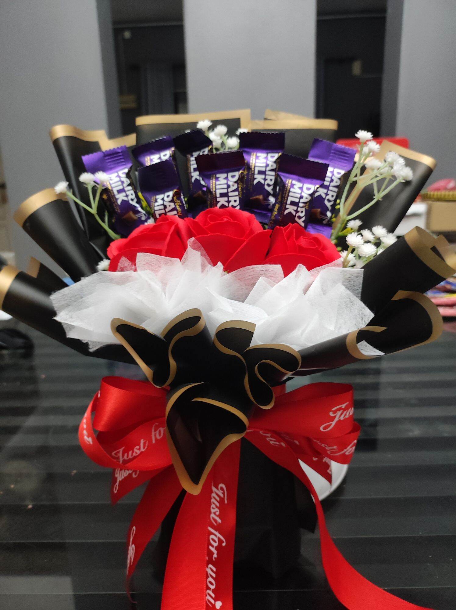 Diy Gubahan Bouquet Coklat/Chocolate Sempena Hari Ibu (Happy