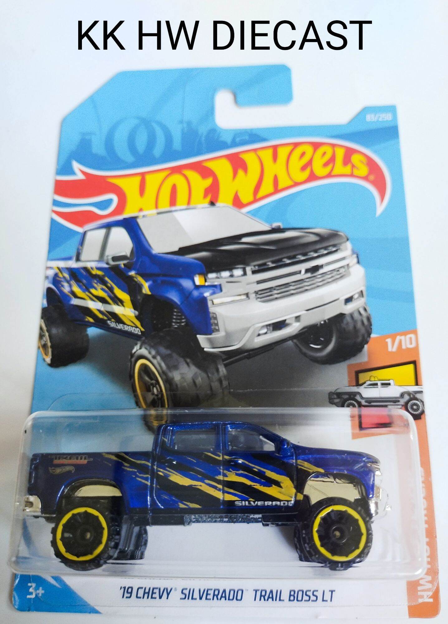 19 chevy silverado trail 2025 boss lt hot wheels