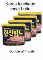 KOREA Luncheon Meat LOTTE 340 韩国乐天罐装午餐肉 bundle of 4 units