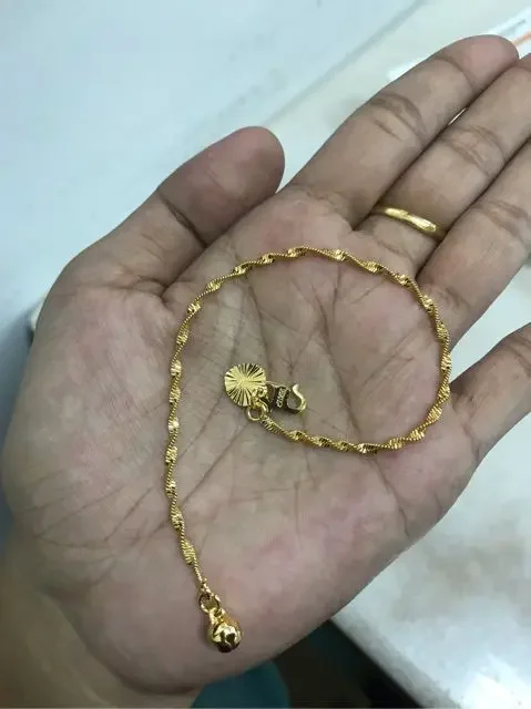 Gelang Tangan Gila Gila Emas Korea gold bracelet