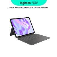 Logitech Combo Touch iPad (7-10th Gen A16) iPad Pro 11 (1-4th Gen) 11 & 13 M4 2024 iPad Pro 12.9(5-6th Gen) iPad Air (4-5th Gen) M2 M3 2024 Keyboard Case with Click-Anywhere Trackpad Detachable Backlit Keyboard with Kickstand and Smart Connector