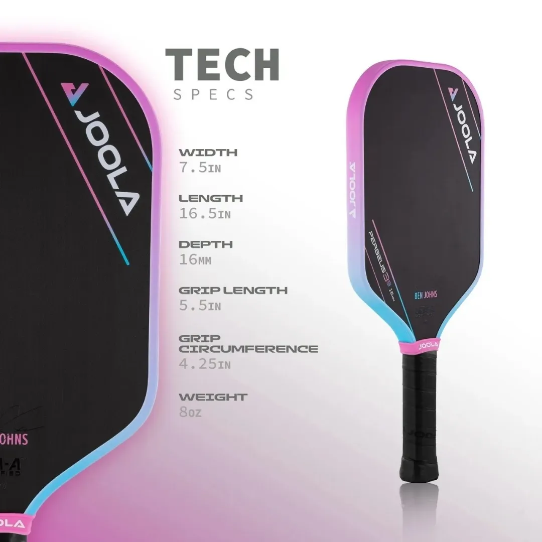 [Vietnam Limited Edition-Joola Ben Johns Perseus 3S 16mm Pickleball Paddle, Send Protection.,JOOLA Vietnam Limited Edition-Ben Johns Perseus 3S 16mm Pickleball Paddle,Send protective cover,] ราคา 2,100 บาท*ส่งฟรี