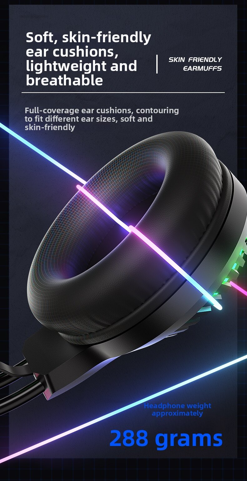 Casque gaming aula avec microphone pour pc et ordinateur_voghion.com