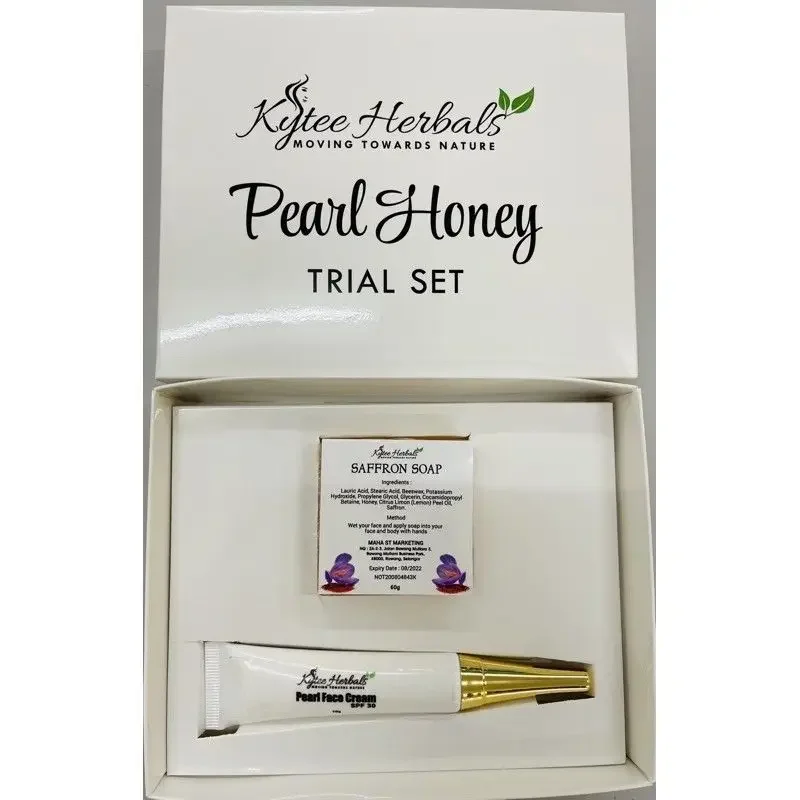 Kytee Herbals Pearl Cream 15gm trial set With Soap