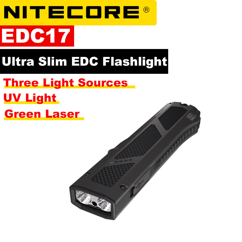 NITECORE EDC17 Three Light Sources Ultra Slim EDC Flashlight ราคา 2,297 บาท*ส่งฟรี