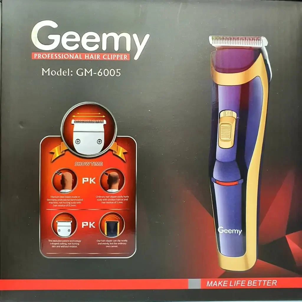 Geemy GM-6005 Rechargeable Hair&Beard Trimmer