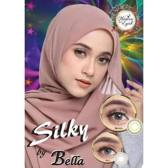 Western Eyes Silky by Bella 14mm Contact Lens Soft Lens 2pcs/1pair