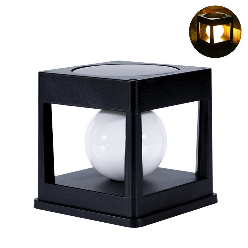 Solar Post Light Outdoor Post Caps Lights Solar Fence Post Lamp Pillar Lamps Waterproof for Wooden Posts Patio Camping Dec