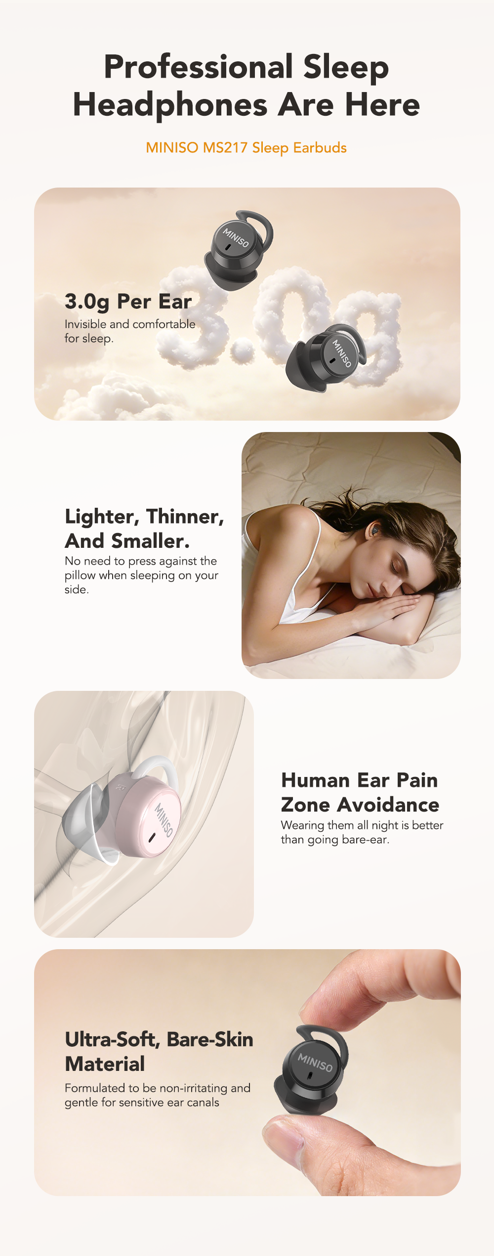 Miniso Ms217 Wireless Bluetooth Headphones With Ai Translation_voghion.com