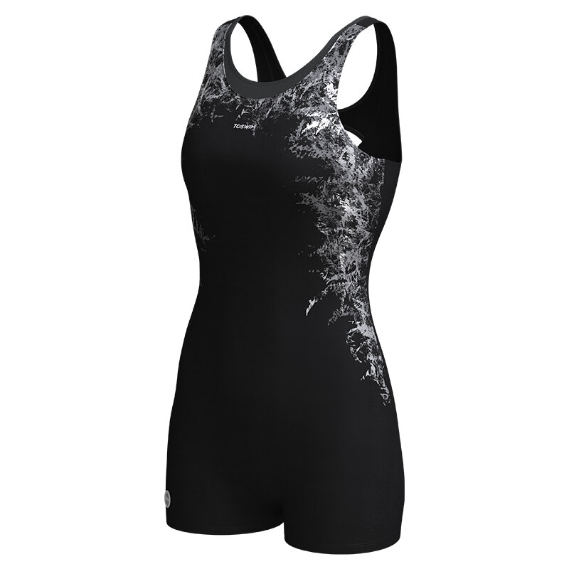 TOSWIM Women's Conservative One-Piece Swimsuit Thermal Spring Special Aquatic Center Flat Angle Large Size Swimming Costume Harga  783 Ringgit*Penghantaran Percuma