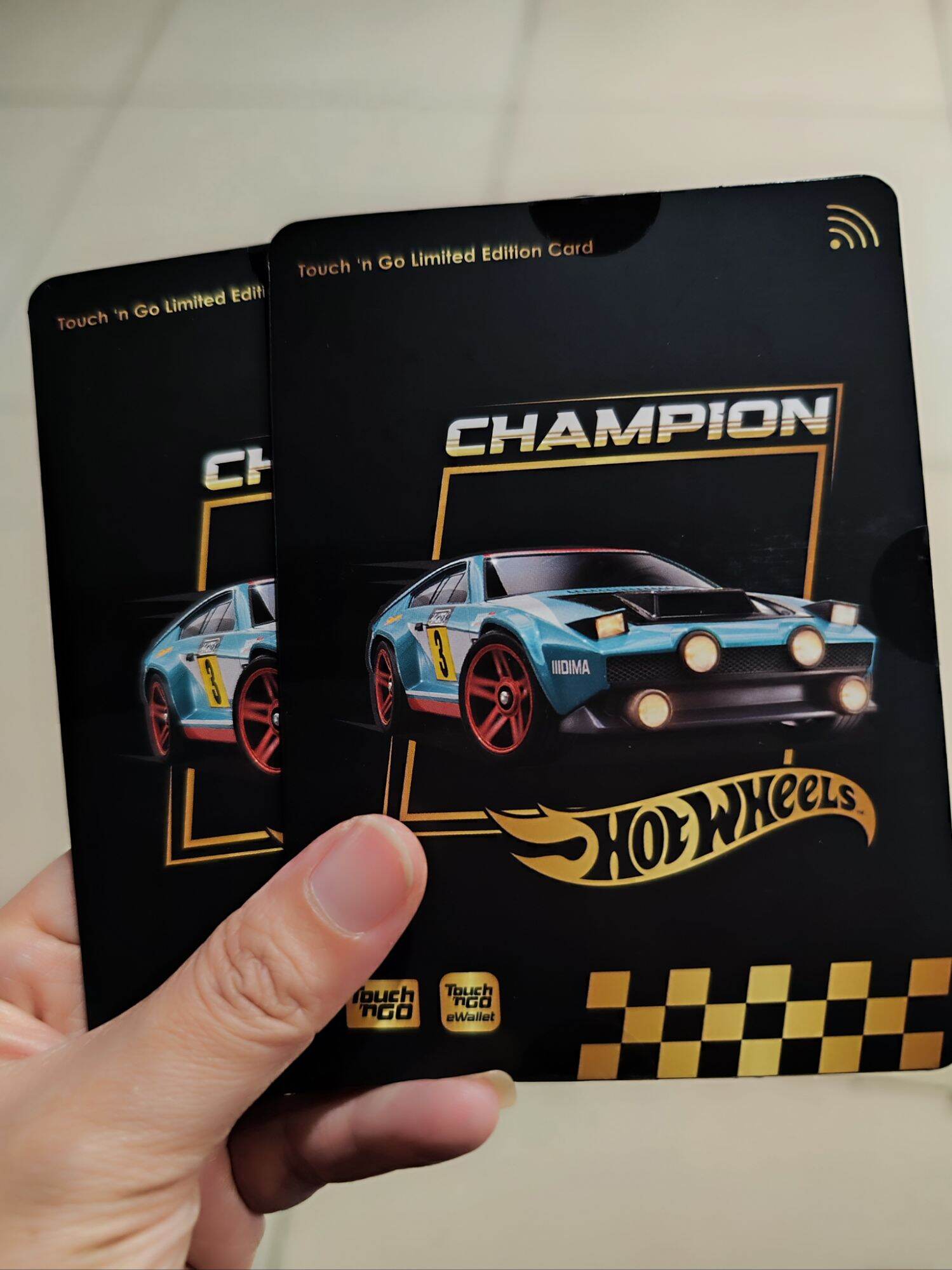 New TNG NFC Card Hot Wheels Champion Racing Car limited edition Tng card