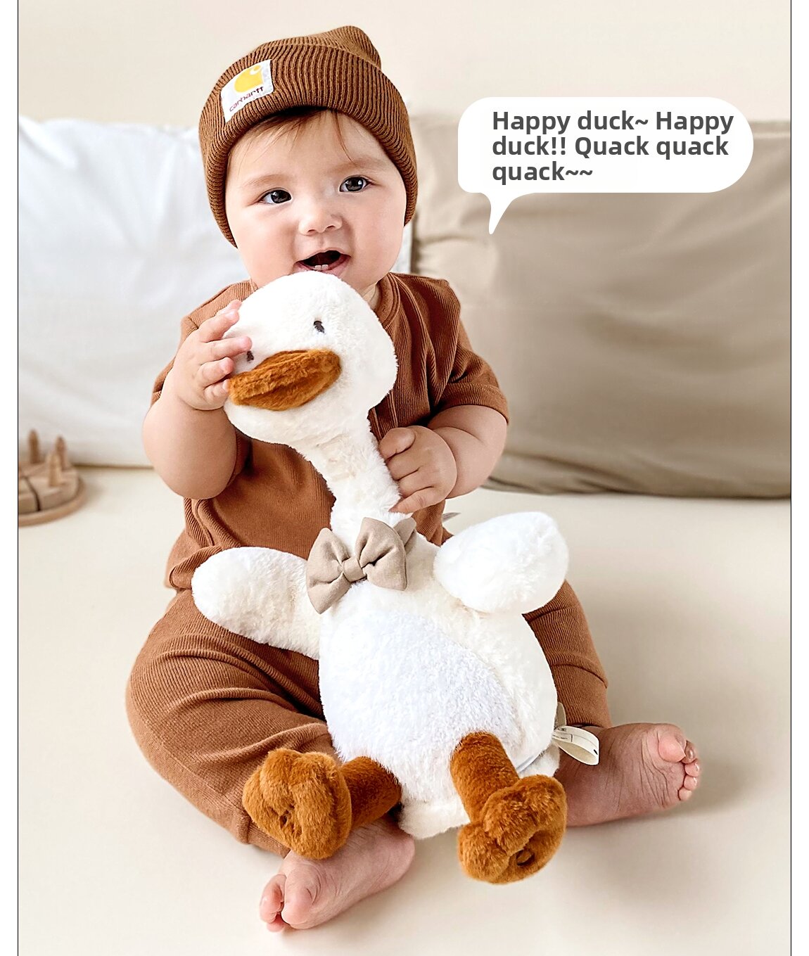 BEIESTATE Talking Plush Doll, Interactive Educational Toy For Infants
_voghion.com
