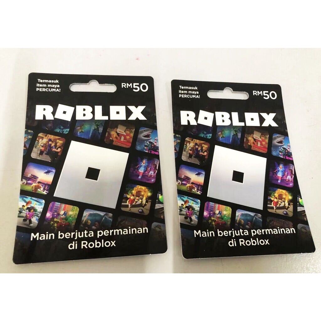 Roblox rm50 gift card x1, Video Gaming, Gaming Accessories, Game Gift Cards  & Accounts on Carousell