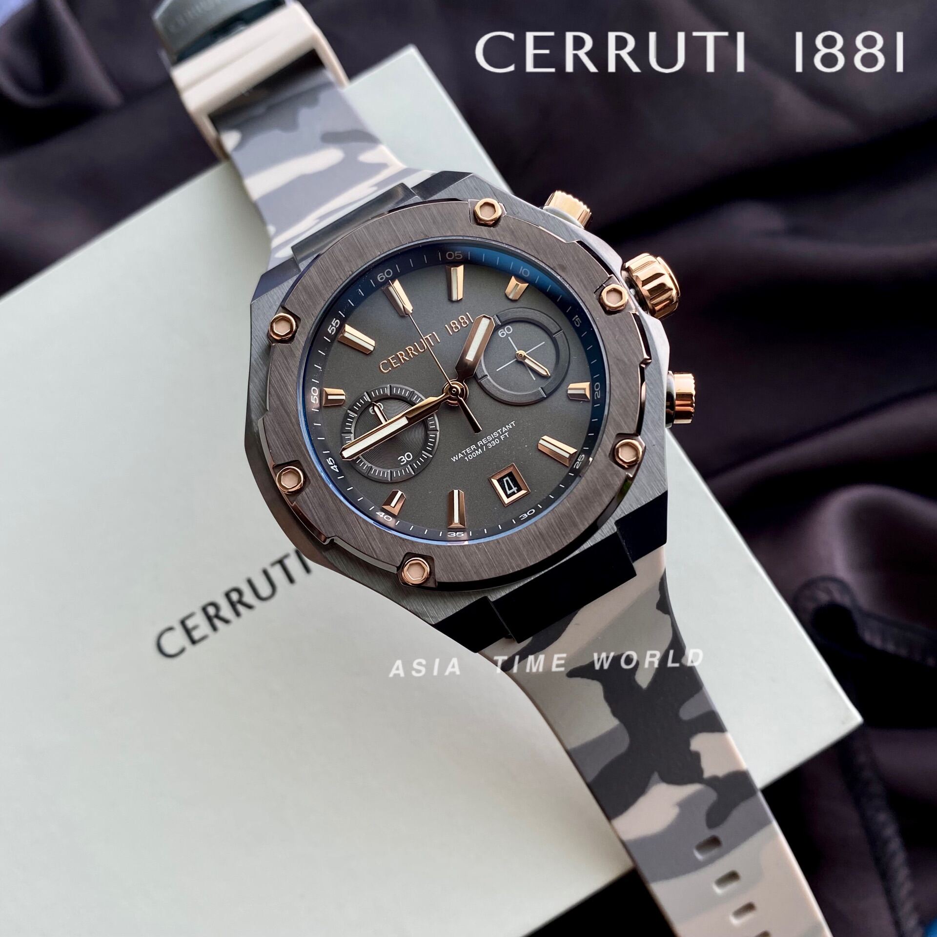 Original Cerruti 1881 CTCIWGO2206106 Chronograph Men s Watch with