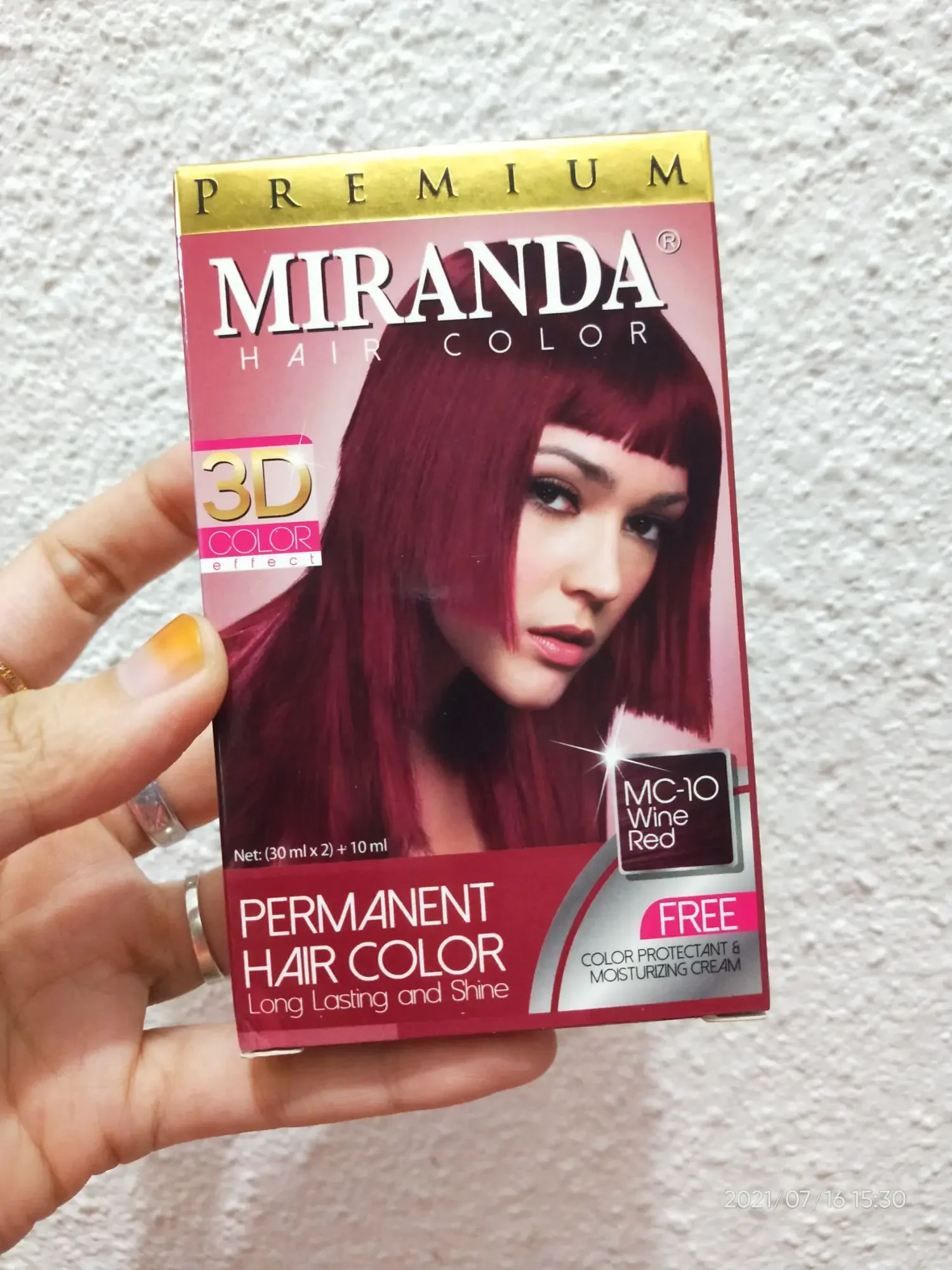 Wine Red Miranda Hair Color Pewarna Rambut