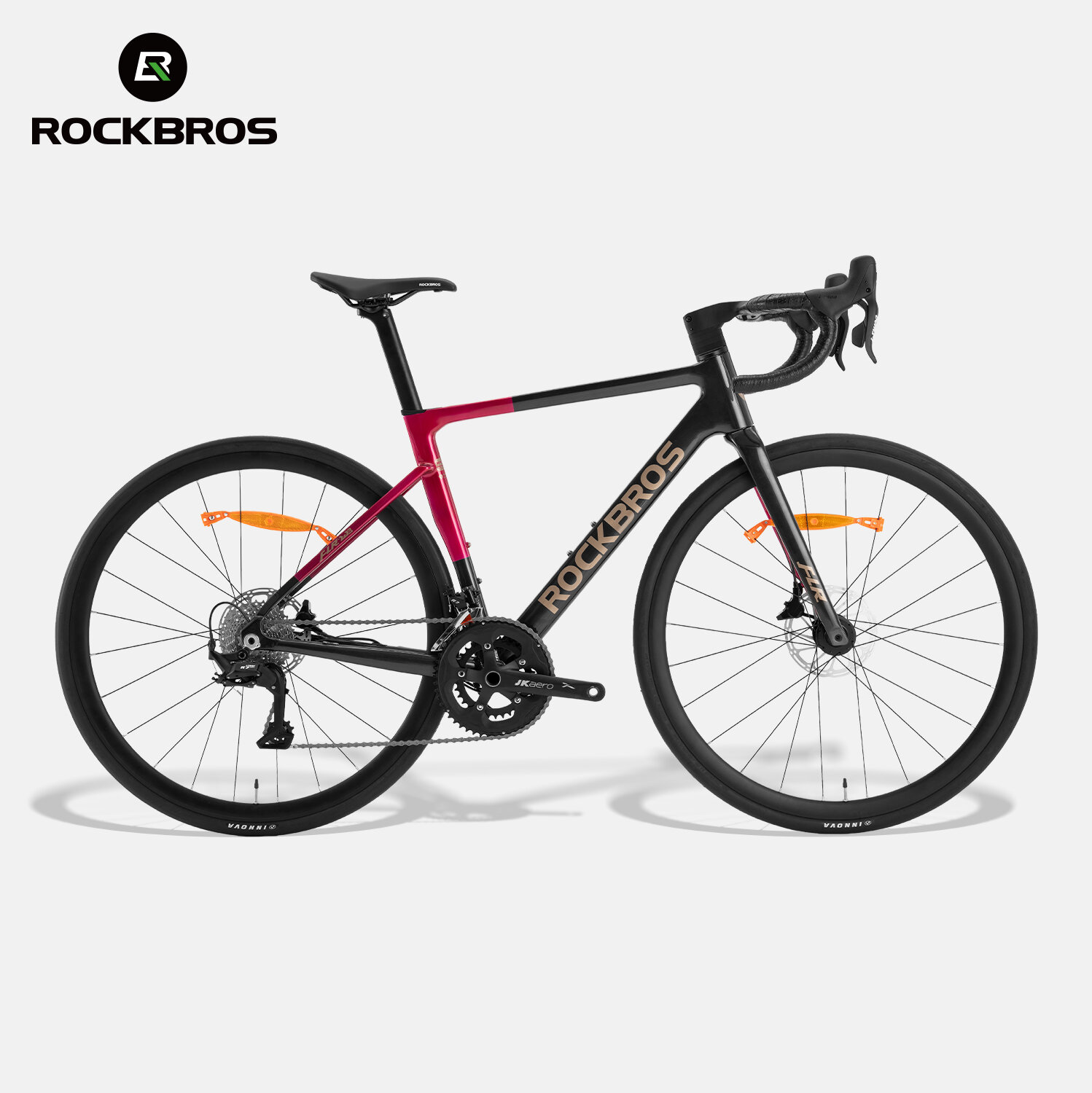 ROCKBROS Xe đạp đường trường 10 tốc độ, hợp kim nhôm tốc độ, phanh đĩa dầu biến tốc, xe đạp 700x28C, nhẹ, bền cao, tay ghi đông cong, dành cho cả nam và nữ, dùng để đi lại hàng ngày