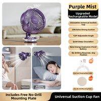 Nengshi | Wall Mounted Strong Suction High Power Wireless Rechargeable Fan