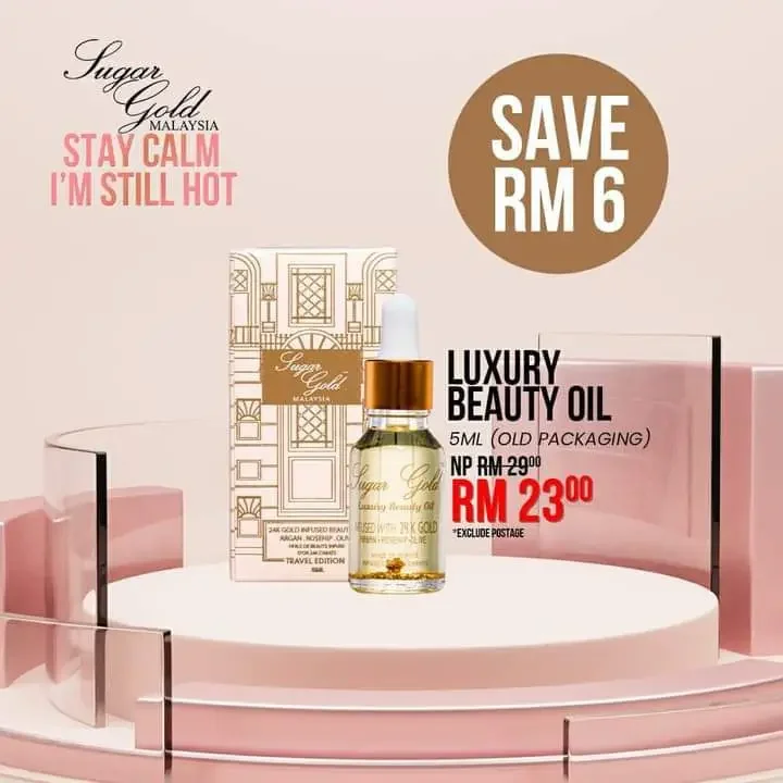 Sugar gold Oil Malaysia -Minyak Argan 5ml