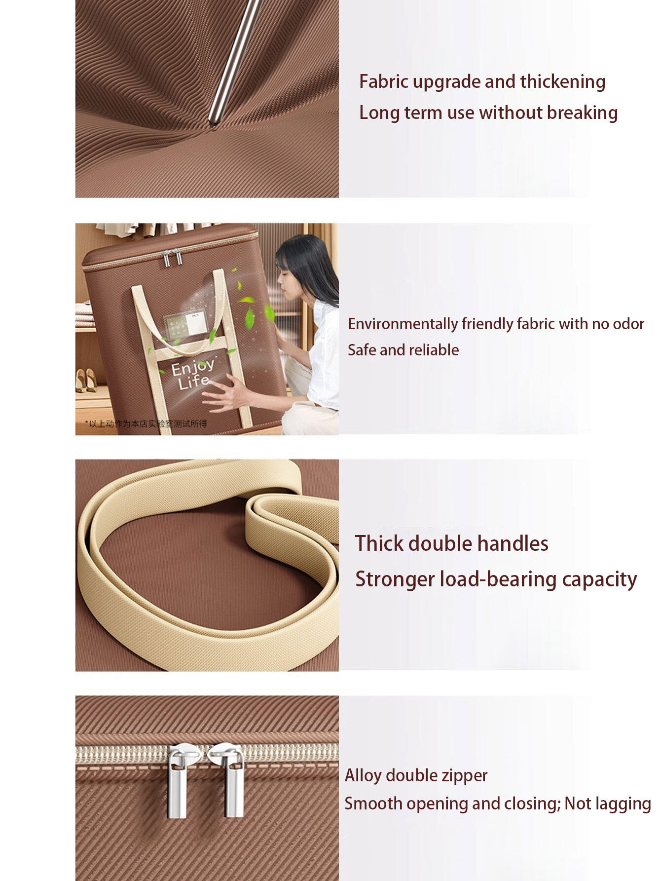 Large Capacity Storage Bag For Clothes And Quilts Foldable_voghion.com