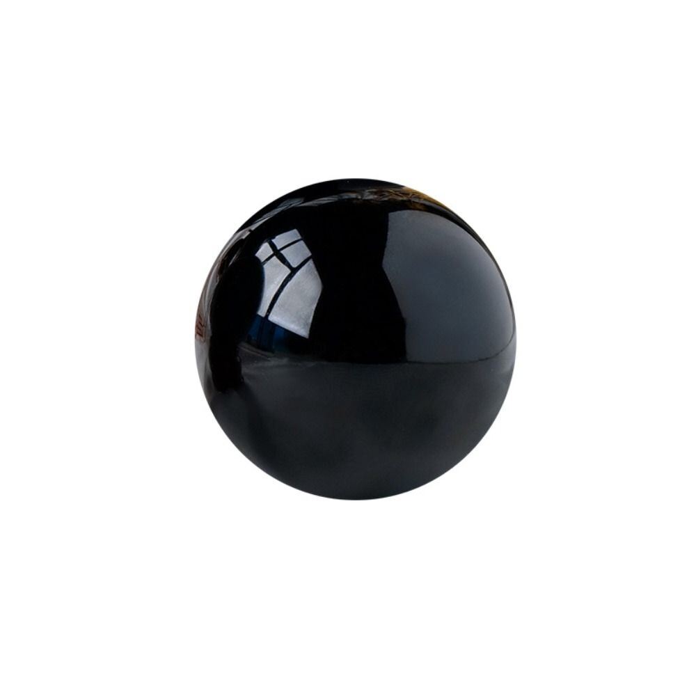 Natural Black Obsidian Sphere Large Crystal Ball Healing Stone Gemstone 30/40/50mm obsidian crystal decorative glass Home Decor