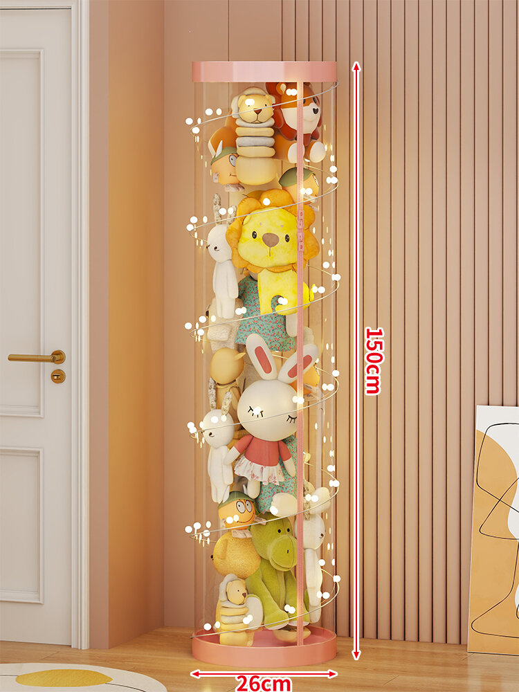 Transparent Large Capacity Toys & Plushies Storage Box