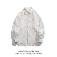 WUKONGYOUHUO | Hip-hop Style Stripe Long-sleeve Shirt Loose Fit Casual