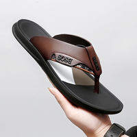 NUDANLAI | Trendy Waterproof Soft Bottom Men Flip Flops