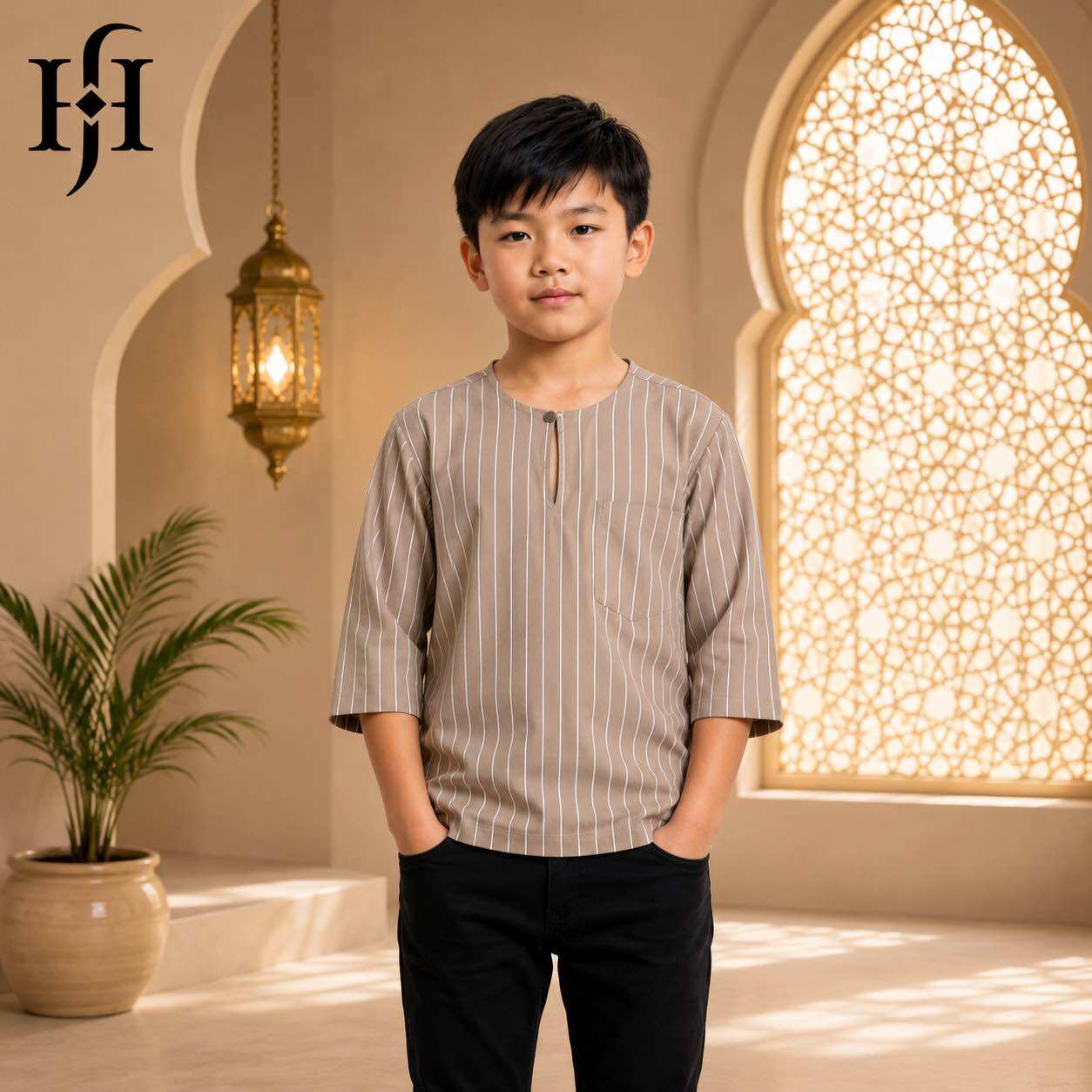 Premium Cotton Kurta Jalur Budak 3 Suku for Kids Ready Stock Size 2Y-14Y in Ethnic & Festive Wear Category