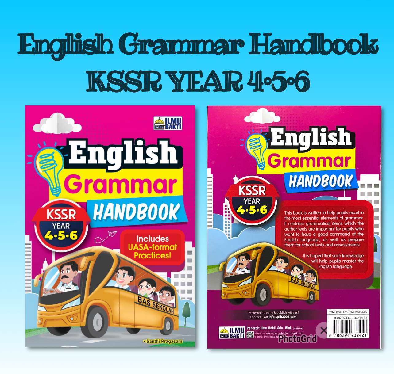 Ilmu Bakti • English Grammar Handbook KSSR Year 456 | Lazada