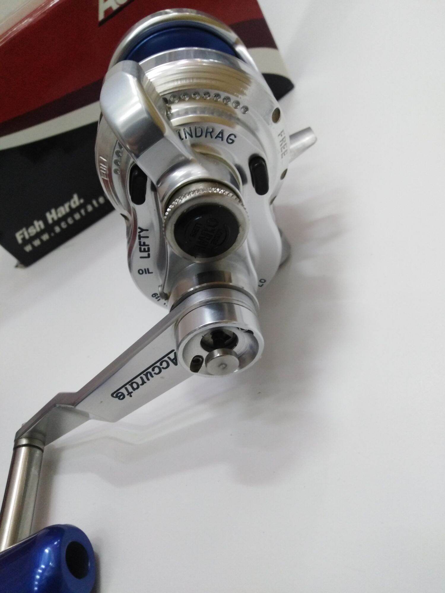 ACCURATE DAUNTLESS 400 NARROW / 400L (2 SPEED) TWIN DRAG BC REEL