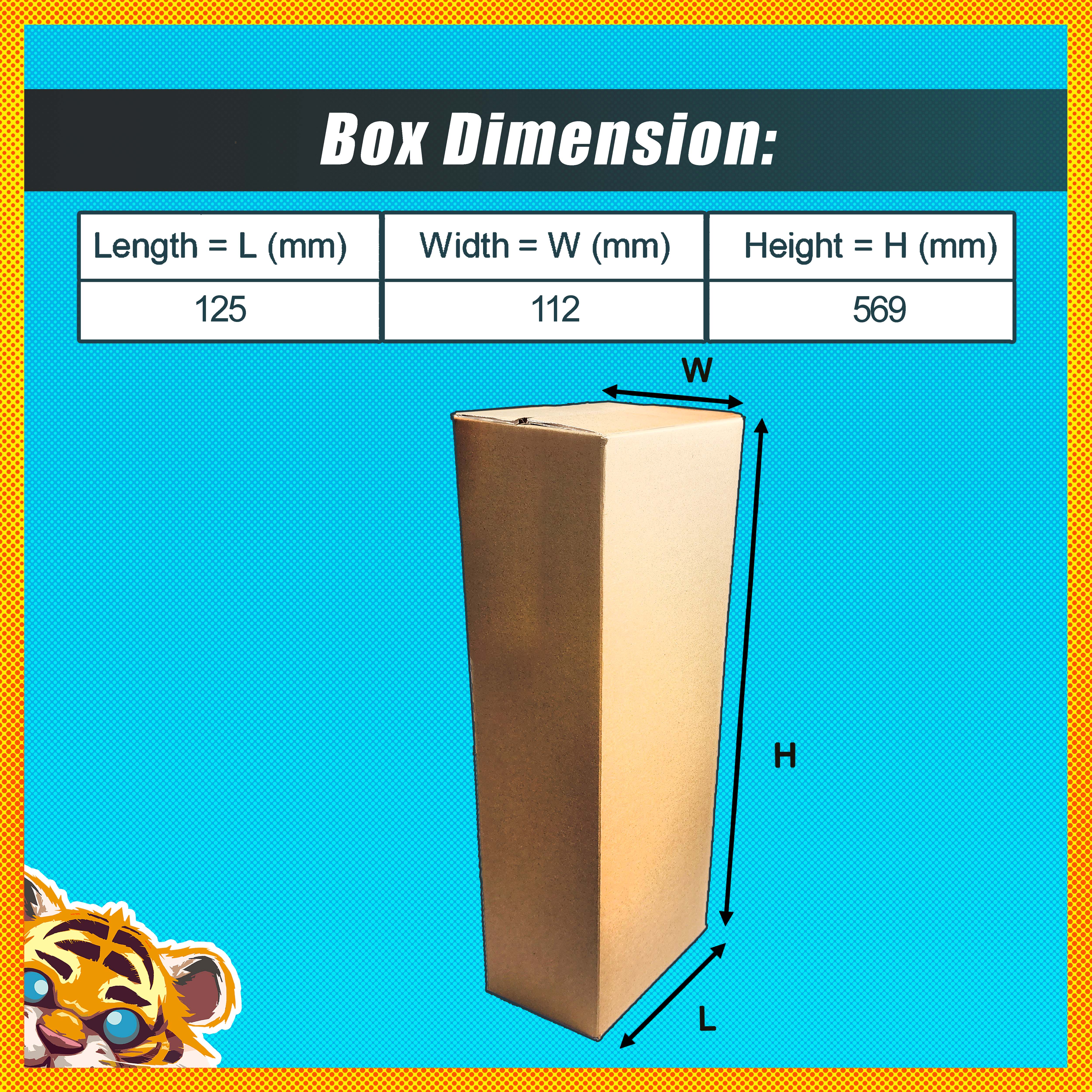 [5pc] QUALITY GIFT/PREMIUM Box | RSC LONG Carton Box