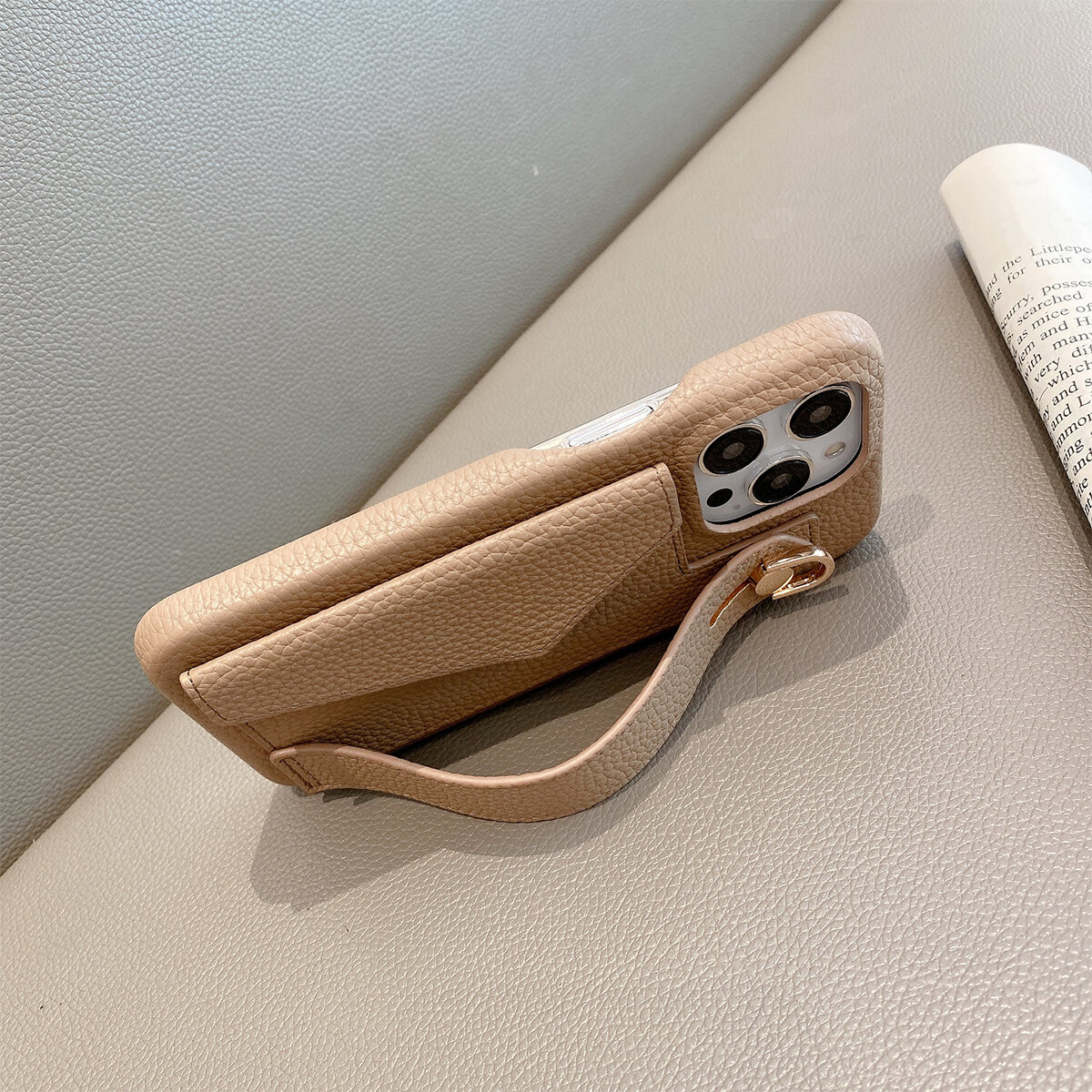 Luxury Leather Phone Case With Card Holder For Iphone Pro Max_voghion.com