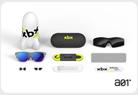 XREAL xbx a01+ Smart AR Glasses 62g Ultra Light HDR10 1600nits 14-speed Brightness Adjustment 50°FOV 120Hz Real-Time AI SDR-to-HDR Conversion Personal Theater Gaming