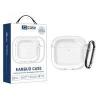 XDcase Transparent TPU Earbud Protective Case with Carabiner For AirPods Pro 3/AirPods Pro 2 / 1/AirPods 4