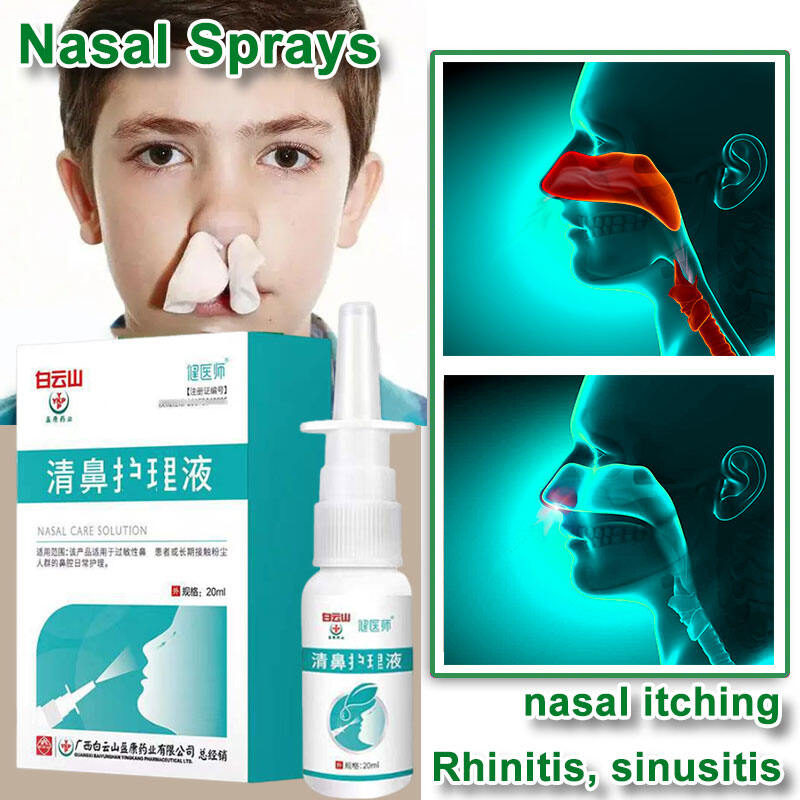 Nasal Polip Drops Rhinitis Nasal congestion improve sleep Nasal fluid