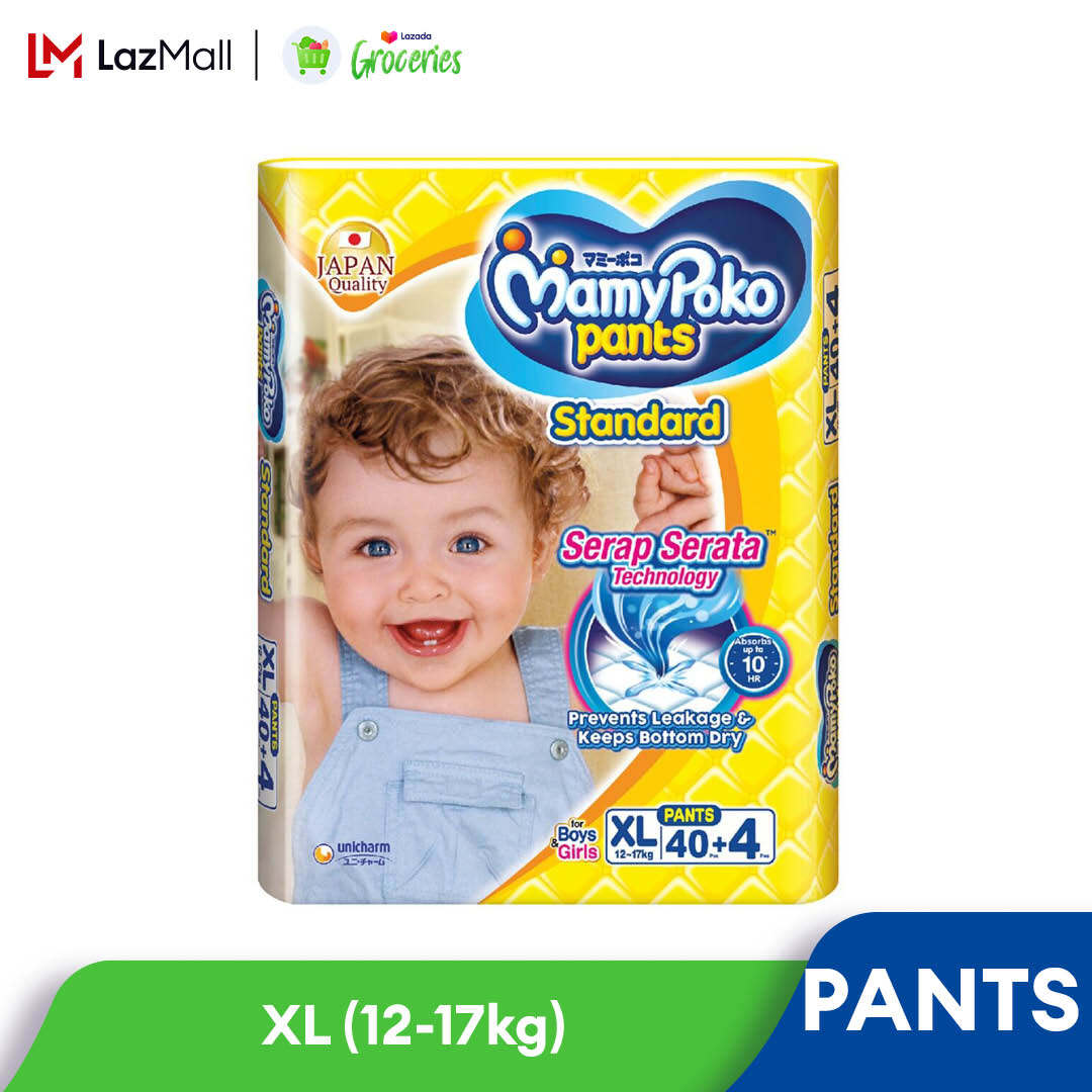 MamyPoko Standard Pants Super Jumbo Pack - M/L/XL/XXL