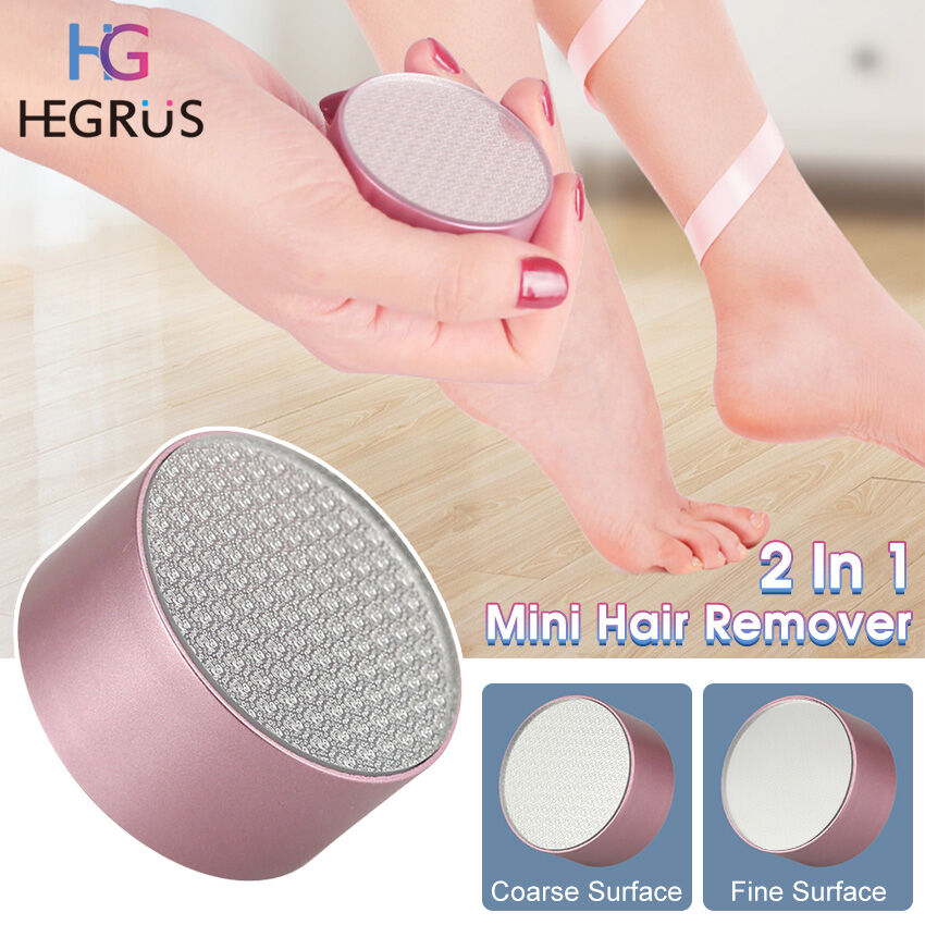 HEGRUS Hair Removal 2 In 1 Mini Hair Remover Epilator Foot Grinder Foot