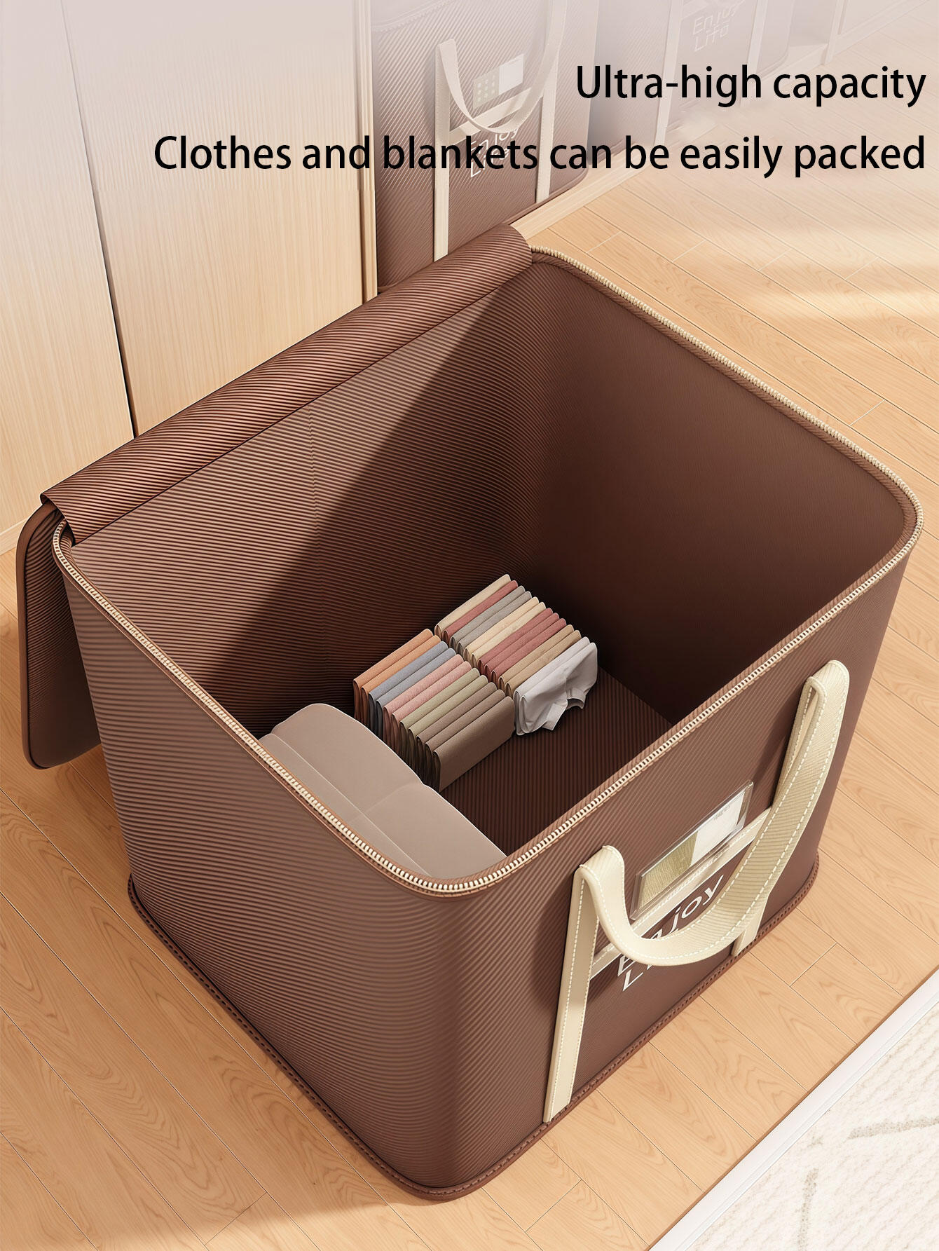 Large Capacity Storage Bag For Clothes And Quilts Foldable_voghion.com