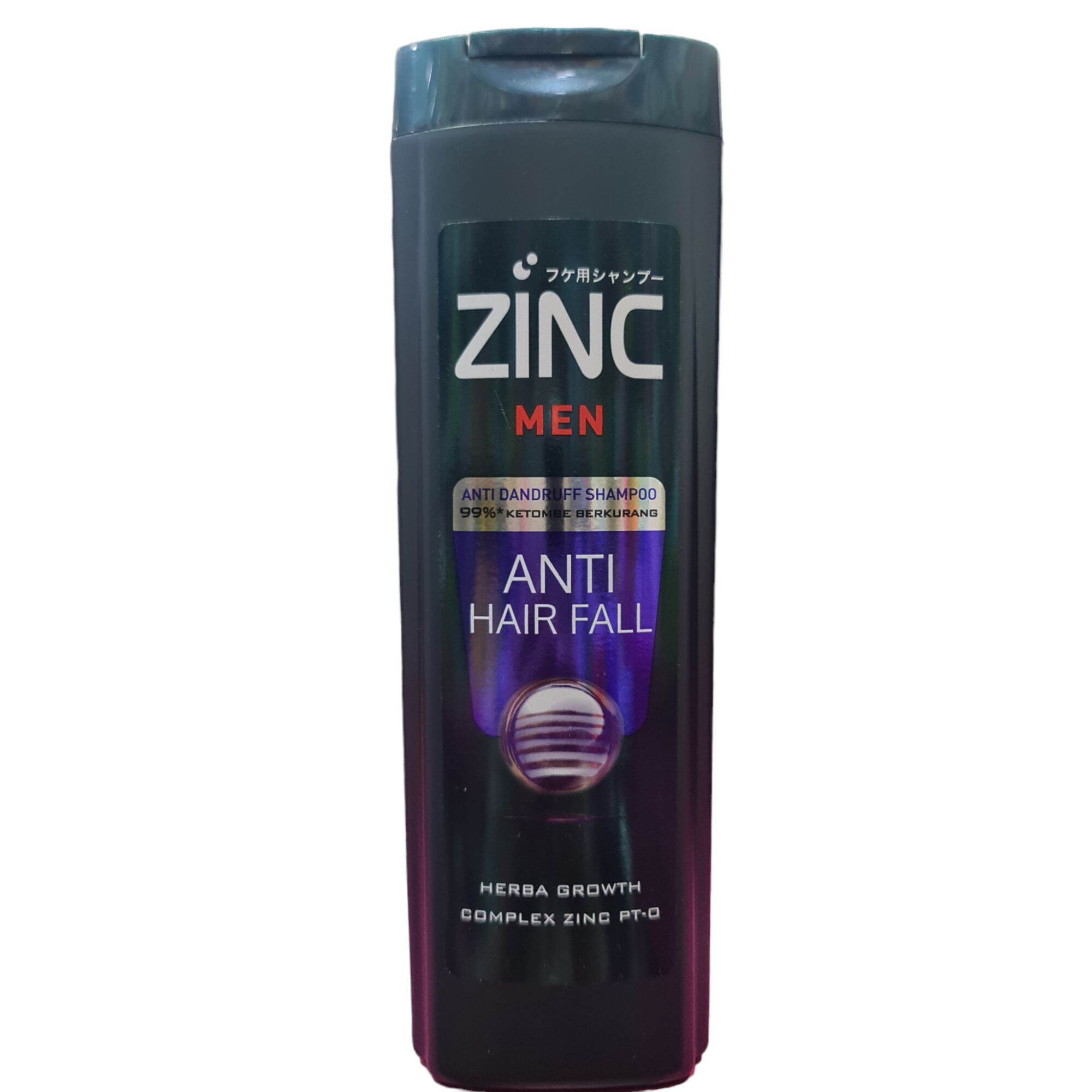 Shampo Zinc 170ml Tersedia dalam 4Varian Biru Ungu Hitam Hijau Merah Tentang Produk ini Zinc