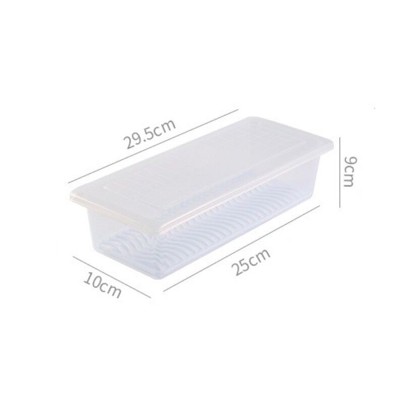 Mine home Plastic Transparent Clam-shell Food Storage Box Tupperware ...