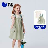 MINI BALA | Mini Quick-Dry Sweet Summer New Childrens Short Sleeve Pinafore Dress