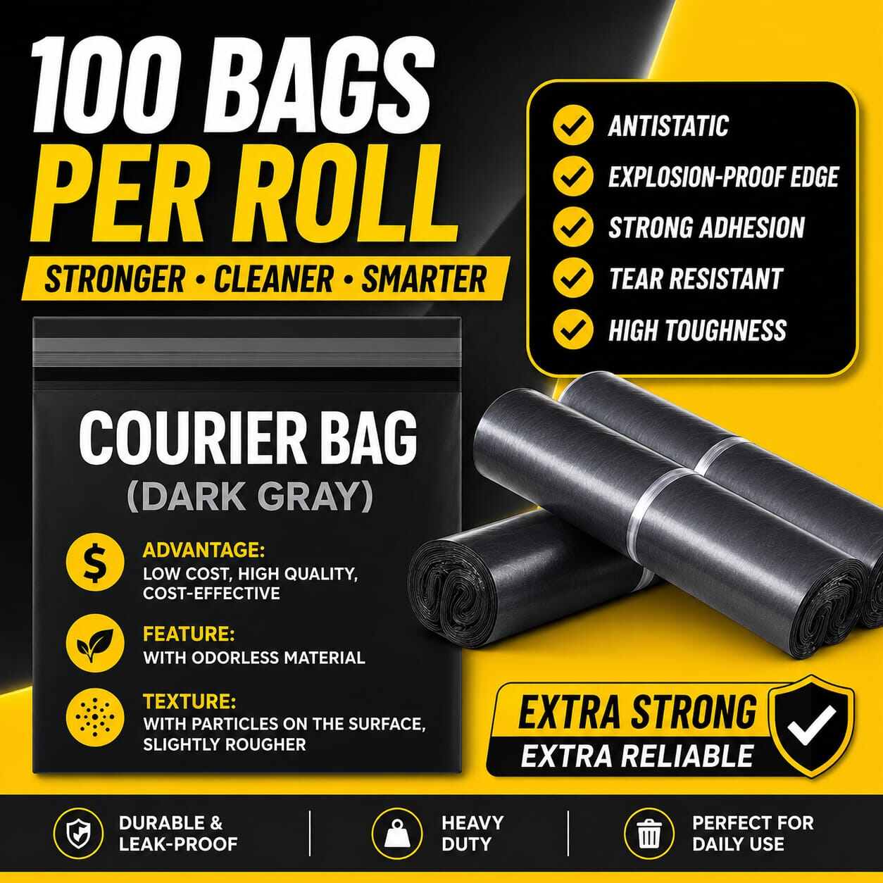 Angelmall Courier Bag Kurier Flyer Plastic Pos Postage Bag Parcel Bag 快递袋 100pcs
