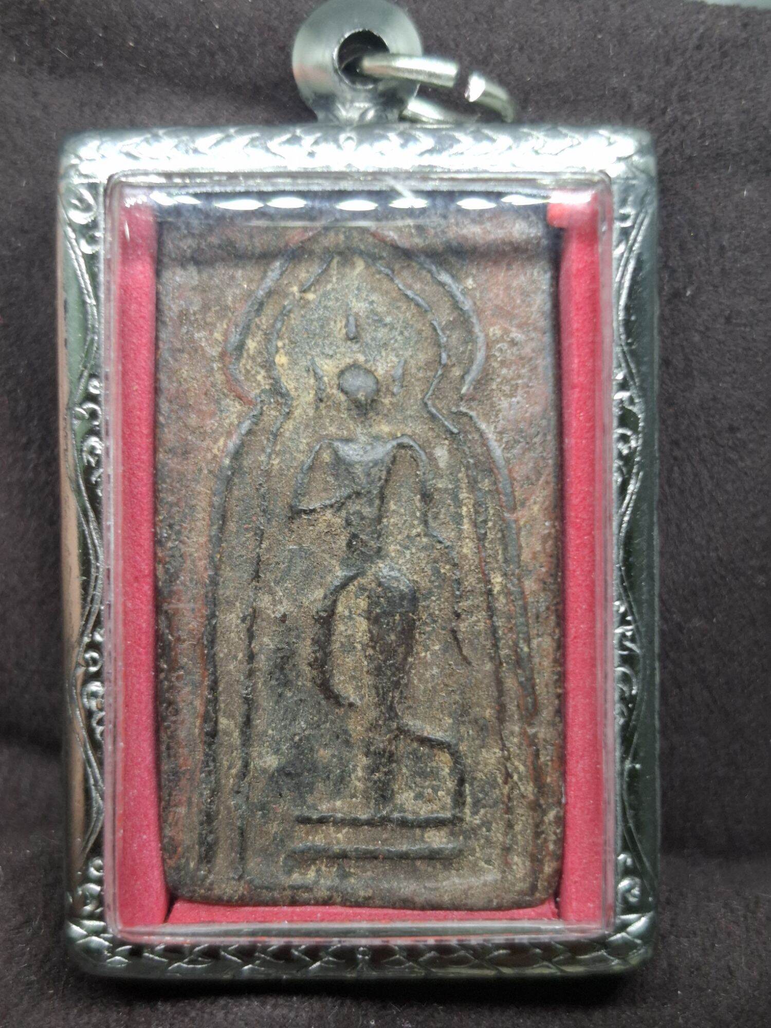 LP Boon Phra Leela Jindamanee Amulet 行走佛 金达玛尼 佛牌