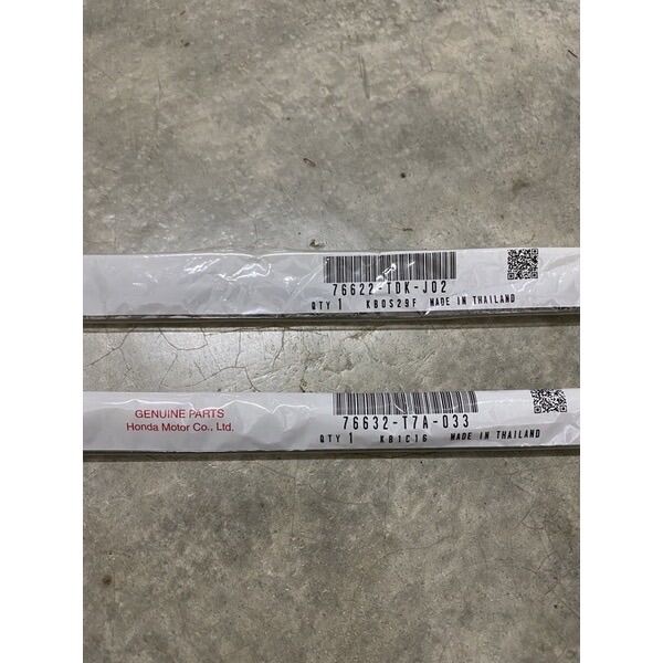 ORIGINAL HONDA HRV T7A (2014>) CRV TME (2018>) FRONT WIPER BLADE RUBBER ...